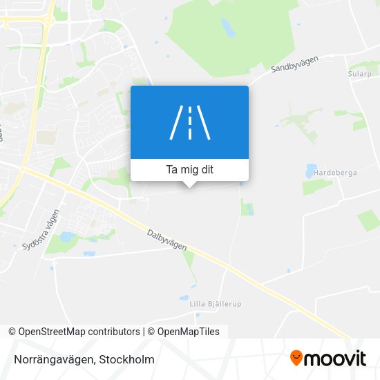 Norrängavägen karta