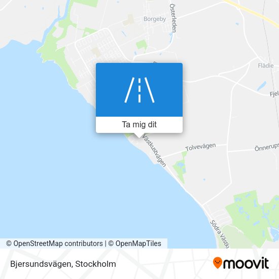 Bjersundsvägen karta
