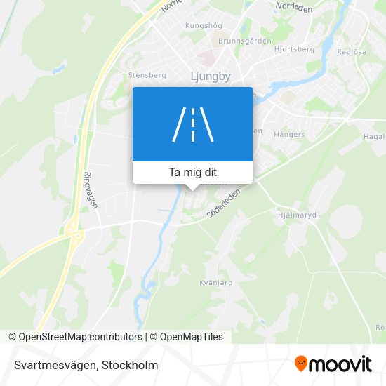 Svartmesvägen karta