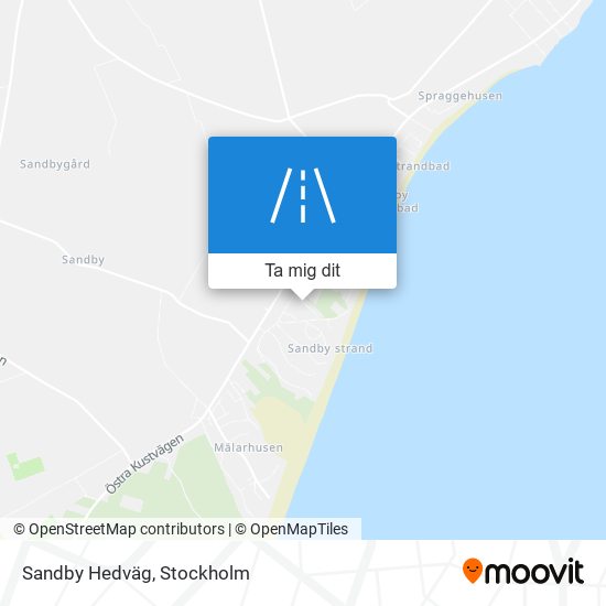 Sandby Hedväg karta