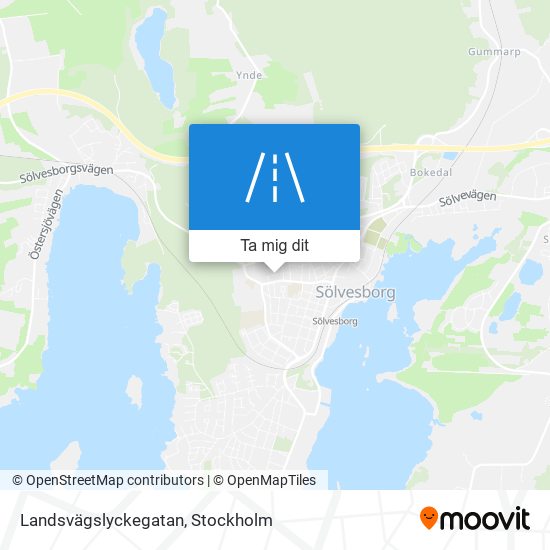 Landsvägslyckegatan karta