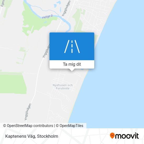 Kaptenens Väg karta