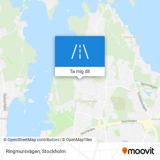 Ringmursvägen karta