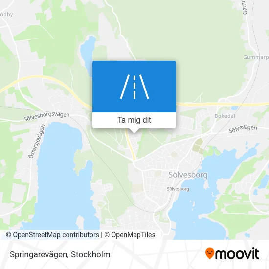 Springarevägen karta