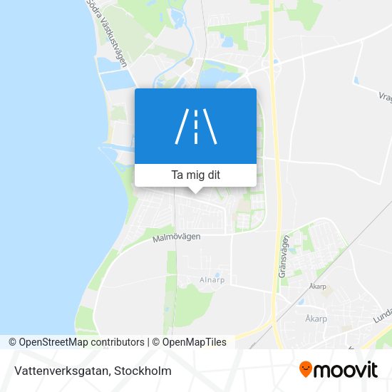Vattenverksgatan karta