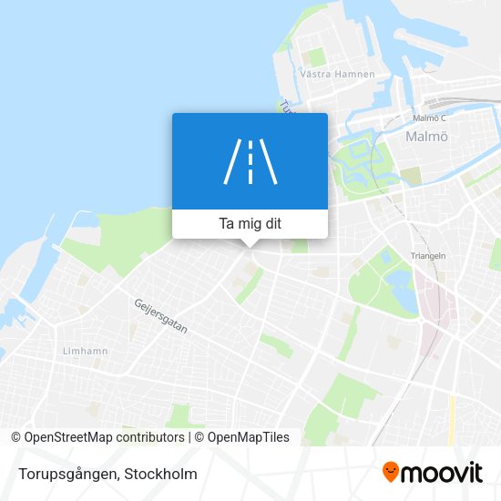 Torupsgången karta