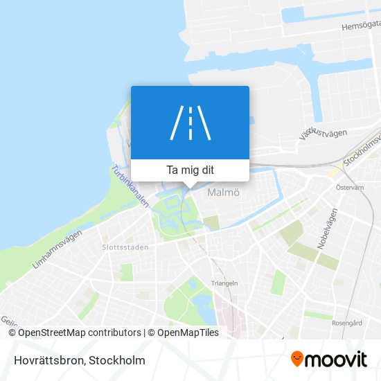 Hovrättsbron karta