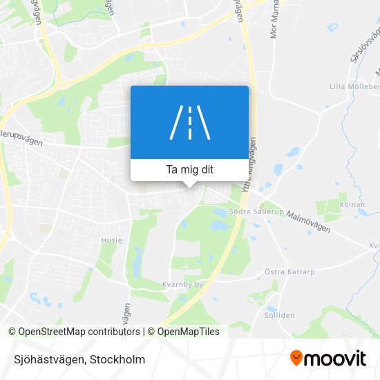 Sjöhästvägen karta