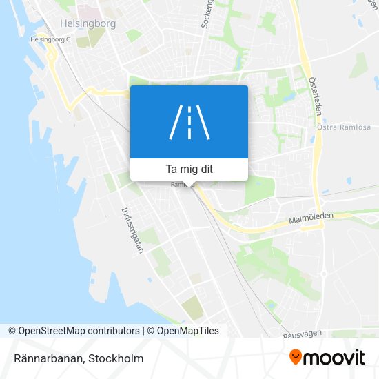 Rännarbanan karta