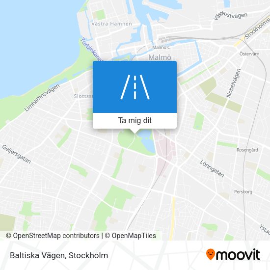 Baltiska Vägen karta