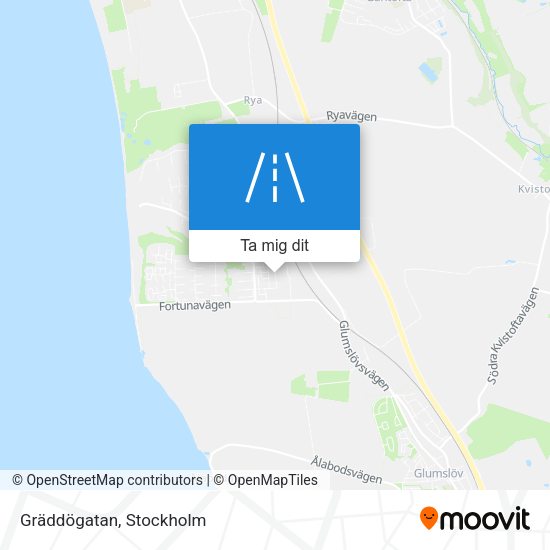 Gräddögatan karta