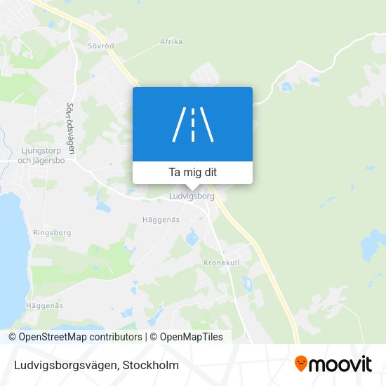 Ludvigsborgsvägen karta