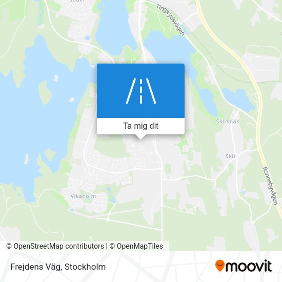 Frejdens Väg karta