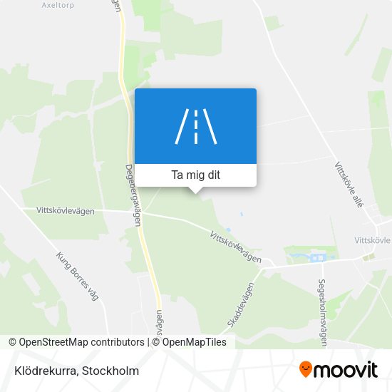 Klödrekurra karta