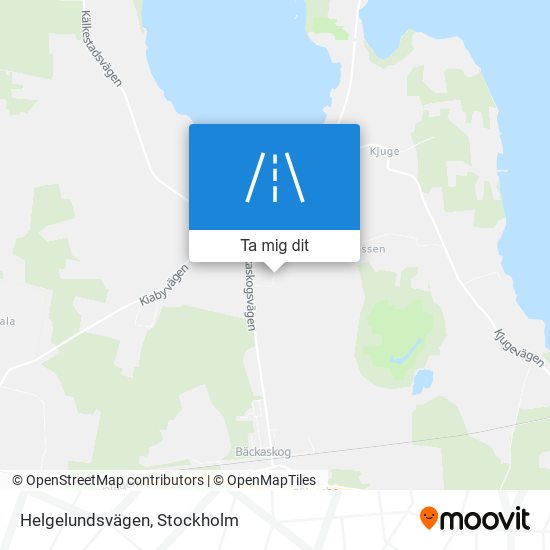 Helgelundsvägen karta