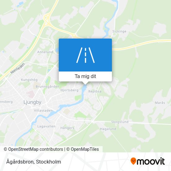 Ågårdsbron karta