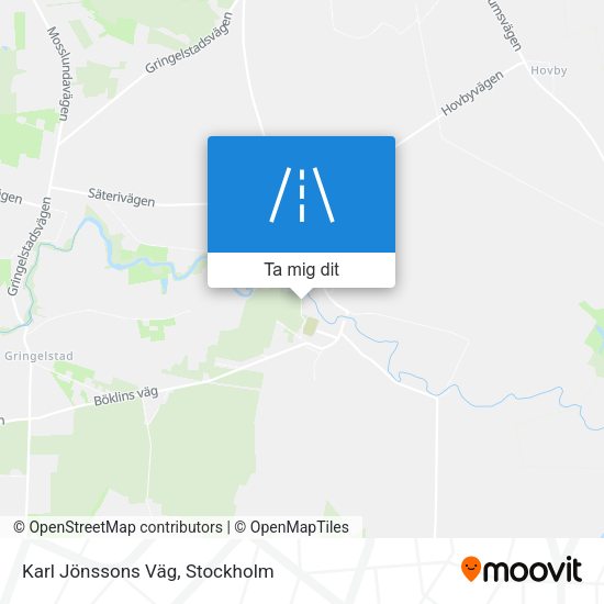 Karl Jönssons Väg karta
