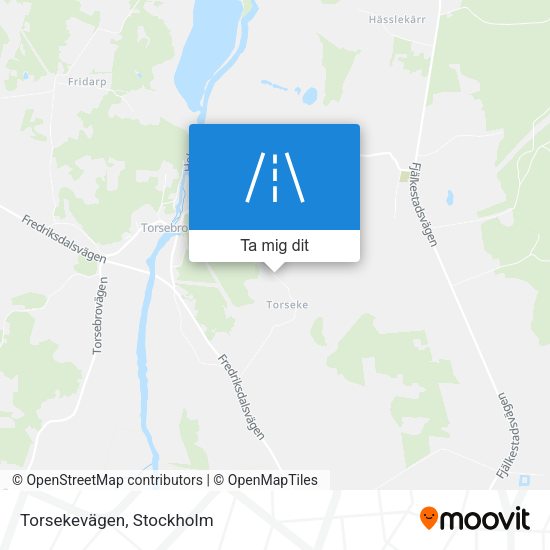 Torsekevägen karta