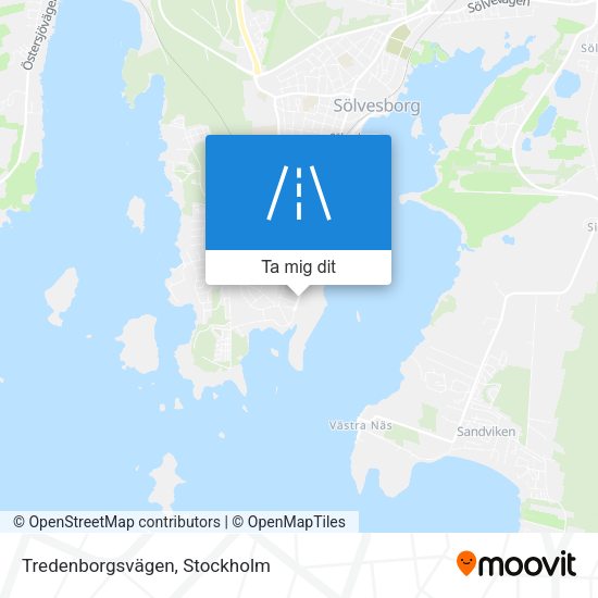 Tredenborgsvägen karta