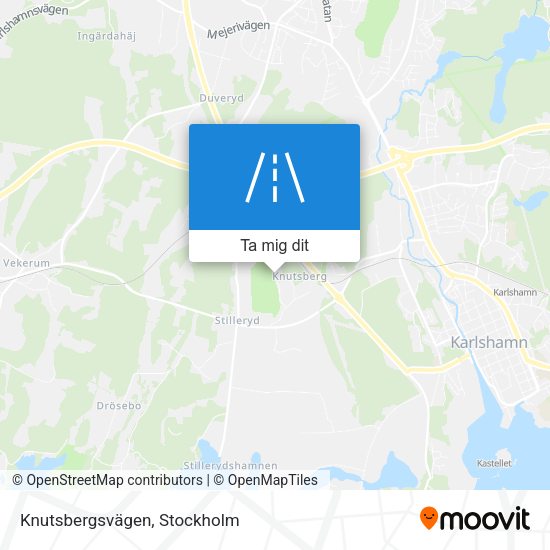 Knutsbergsvägen karta