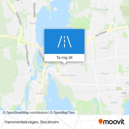 Hammerdalsvägen karta