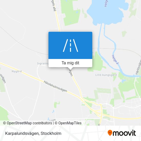 Karpalundsvägen karta