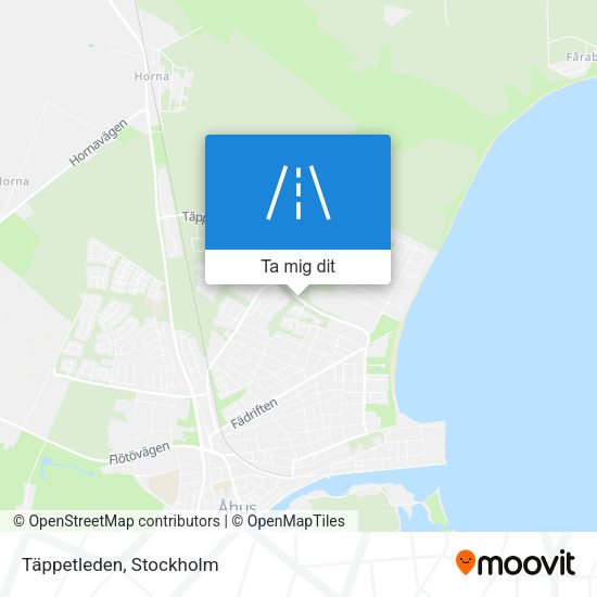 Täppetleden karta