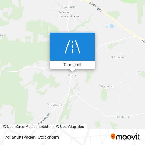 Axlahultsvägen karta