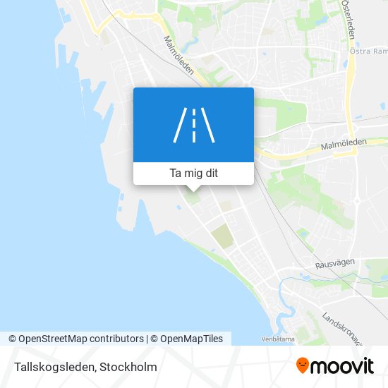 Tallskogsleden karta