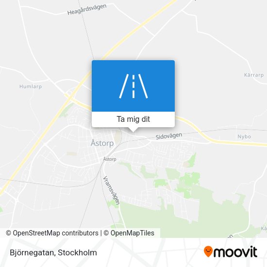 Björnegatan karta
