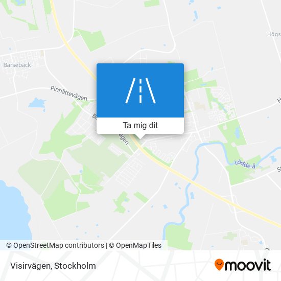 Visirvägen karta