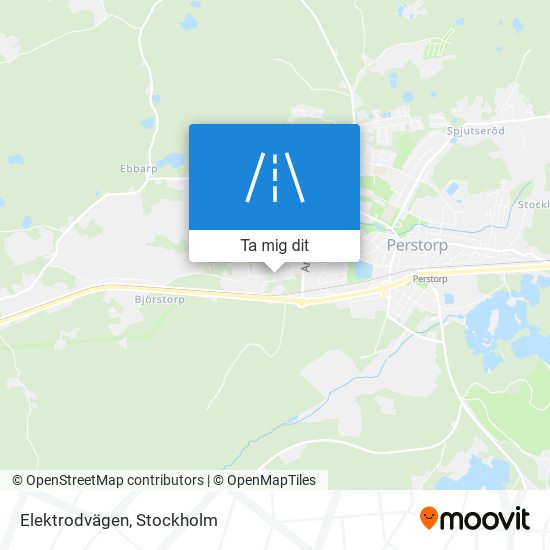 Elektrodvägen karta