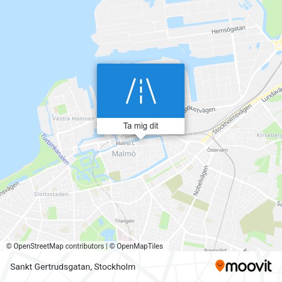 Sankt Gertrudsgatan karta