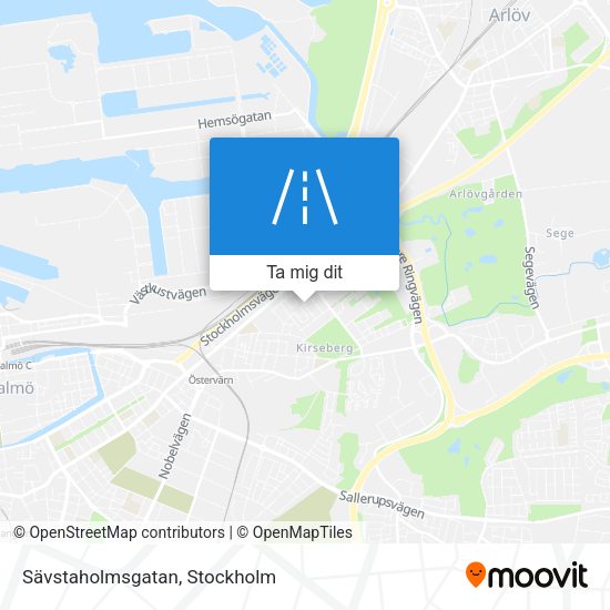 Sävstaholmsgatan karta