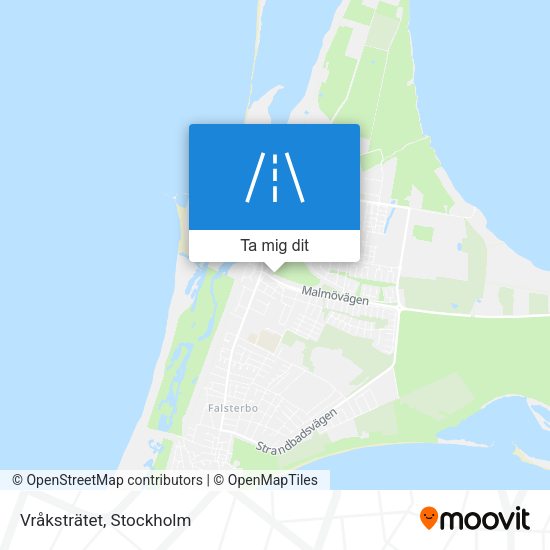 Vråksträtet karta