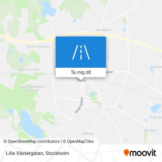 Lilla Västergatan karta