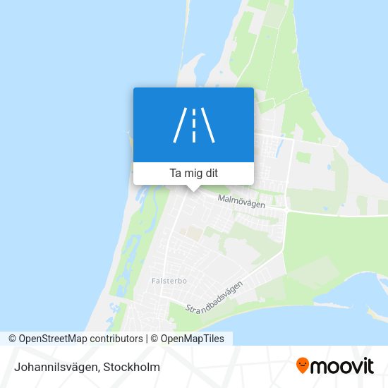 Johannilsvägen karta