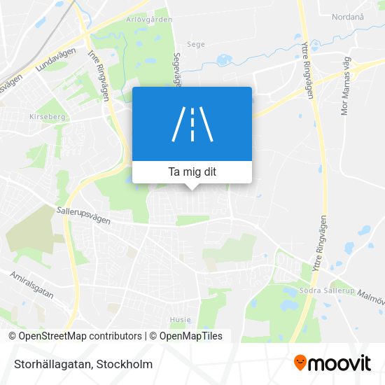 Storhällagatan karta