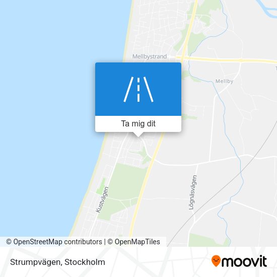 Strumpvägen karta