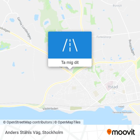 Anders Ståhls Väg karta