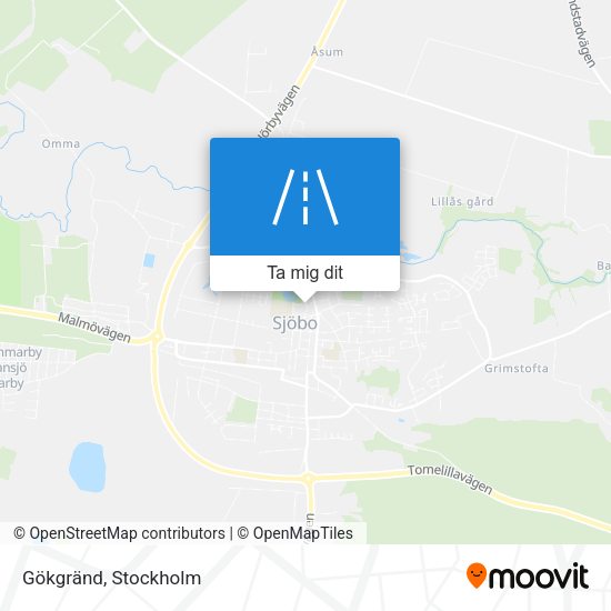 Gökgränd karta