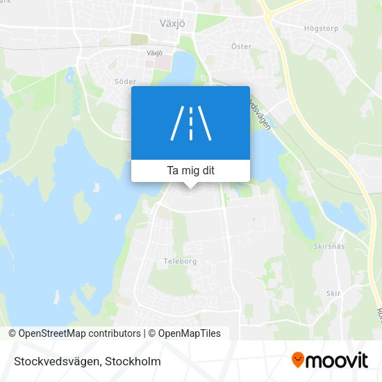 Stockvedsvägen karta