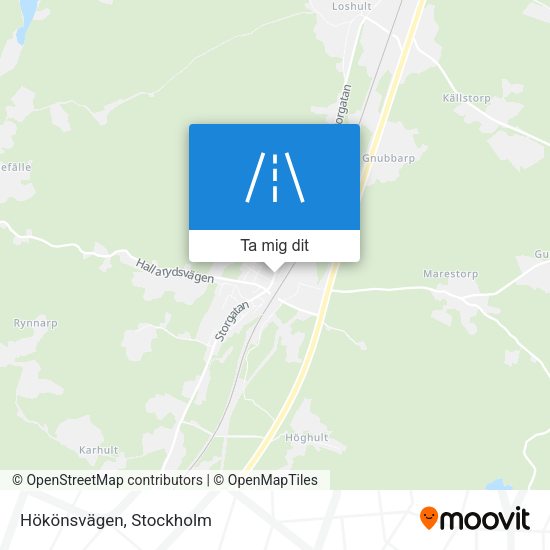 Hökönsvägen karta