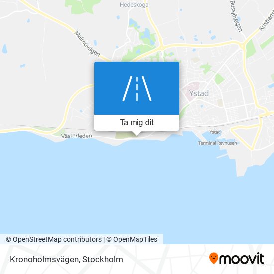 Kronoholmsvägen karta