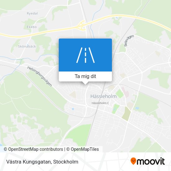 Västra Kungsgatan karta