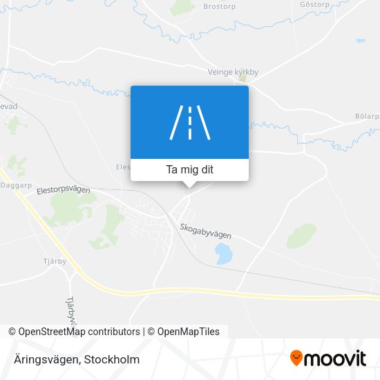 Äringsvägen karta