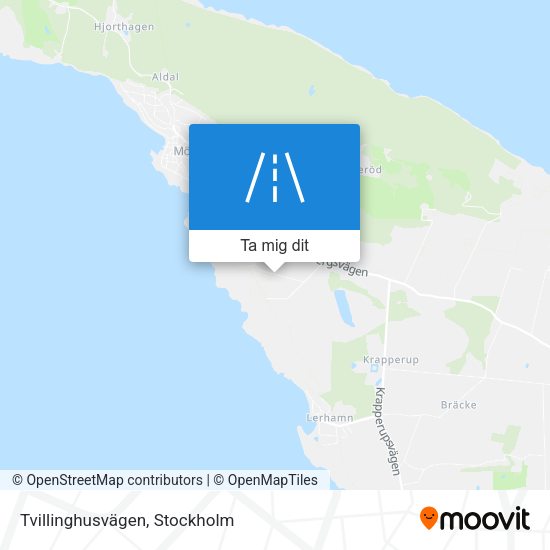 Tvillinghusvägen karta