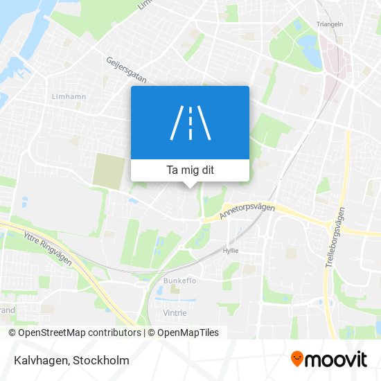 Kalvhagen karta