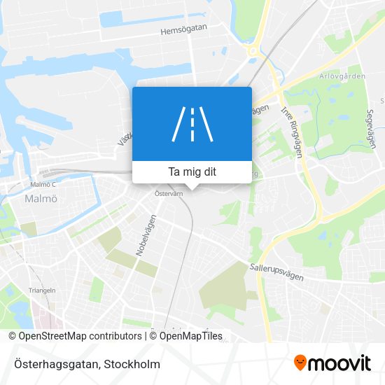 Österhagsgatan karta