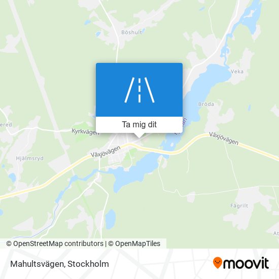 Mahultsvägen karta